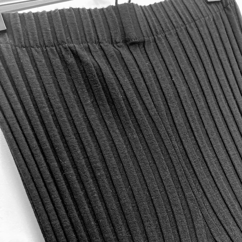 Simon Miller Rib Black Welton Ribbed Flare Pull on Pant Size S - Picture 9 of 12